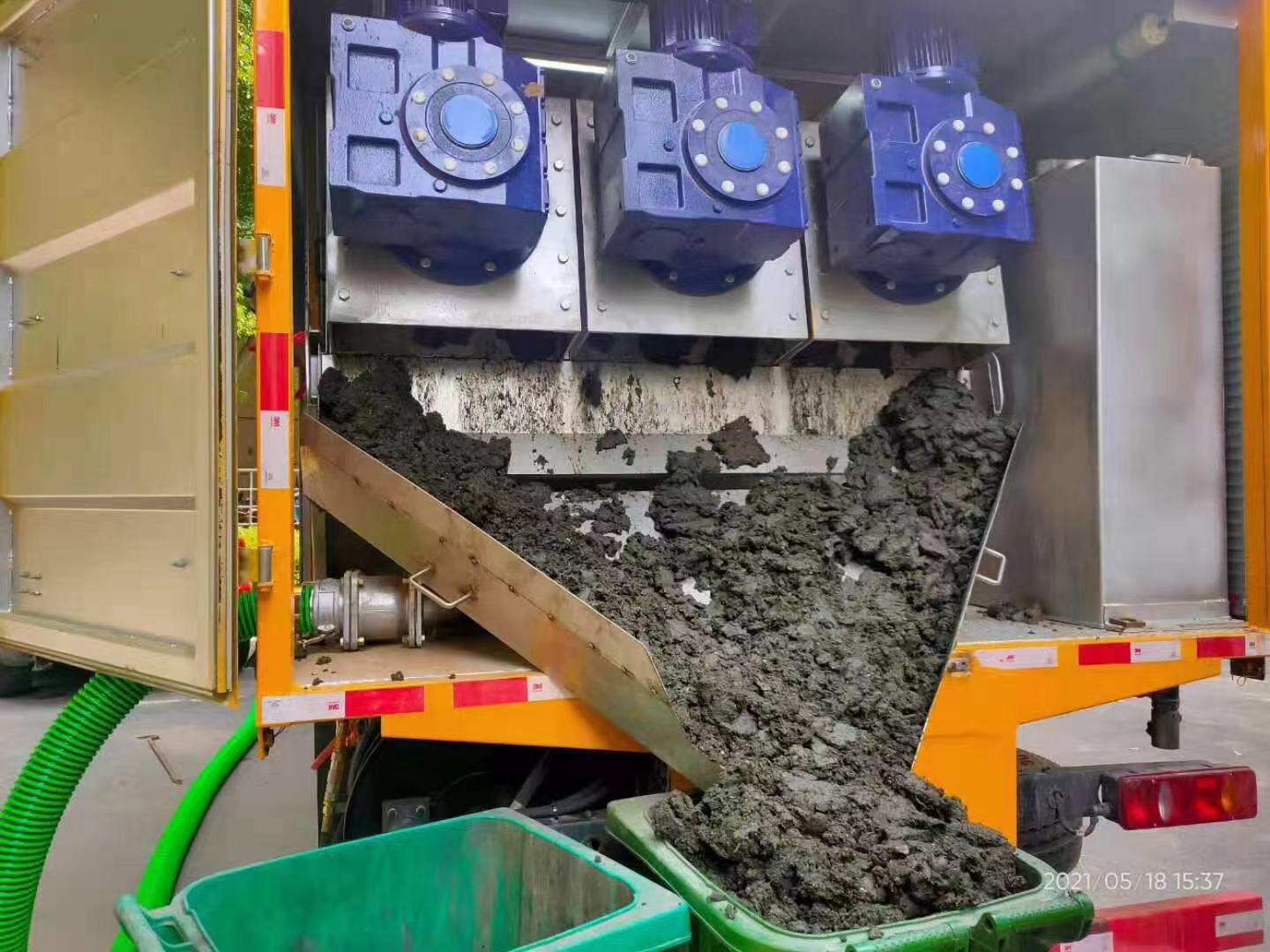 石拐化粪池清掏城市维护站-泥浆净化干湿分离处理